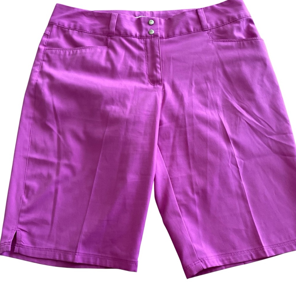 adidas Women's Purple Bermuda Golf Shorts Size 8